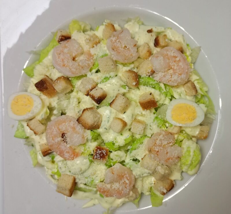 Karidesli Sezar Salata